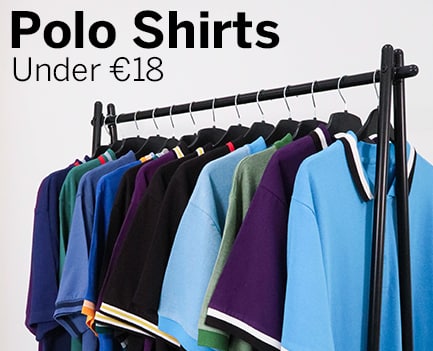 POLO SHIRTS UNDER €18